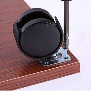 Kunden spezifische Industriestahl-Büromöbel drehbar Twin Hooded Casters Nylon Swivel Silent Castor Möbel Colson Caster - Product Image 4