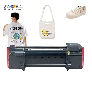 Myjet 1860pro 1.8M UV-Printer Hybride Multifunctionele Printer T-Shirt Canvas Textiel Direct Spray Uv-Drukmachine