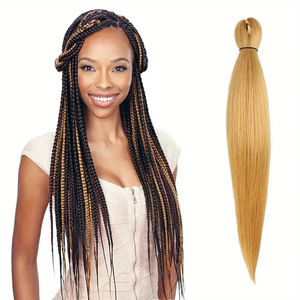 Ingrosso 26 pollici per Ombre sintetico EZ intrecciare le estensioni dei <span class=keywords><strong>capelli</strong></span> Pre-allungate singola trama francese per donne <span class=keywords><strong>africane</strong></span> acconciature - Product Image 2