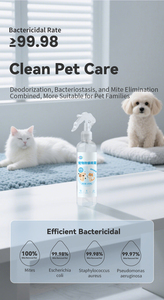 Limpiador de enzimas de orina para mascotas ecológico de 245ml, espray desodorante para mascotas, eliminador de olores para mascotas de aire fresco no irritante - Product Image 3