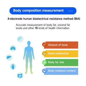 Balance numérique intelligente pour la taille et le poids, composition corporelle, IMC avec impression de rapport, moniteur de santé pour salle de sport, centre de remise en forme - Product Image 4
