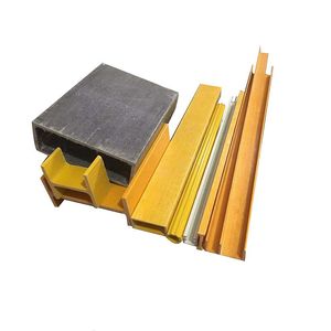 Profilé structural polyvalent en fibre de verre pultrudée à haute résistance anti-feu et anti-corrosion Usage industriel Différentes tailles - Product Image 1