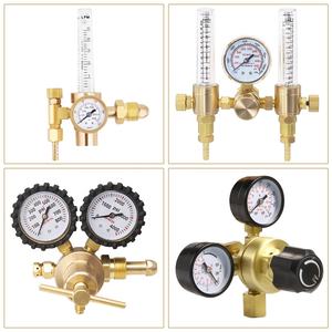 Двойной Манометр давления воздуха, 0-4000psi/0-800psi, азотный регулятор с входным соединением CGA580, 1/4 '', штекер - Product Image 4