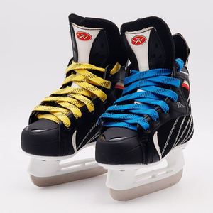 Cordones de Algodón YS de 1 cm de Ancho para Patines de Hielo, Esquí y Zapatos de Adultos y Niños con Cordones Encerados - Product Image 1