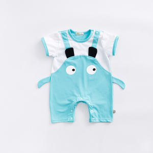 Vêtements pour bébés en coton biologique 100% en gros, combinaison à smocks - Product Image 4