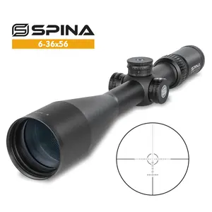 Spina óptica 6-36x56 sf, escopo de visão tático para caça ao ar livre
