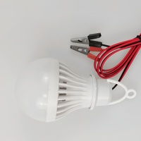 Ampoule LED à faible tension alimentée par batterie Aulipur 12V/24V/36V, culot à vis E27, adaptée à un usage domestique et à l'éclairage public extérieur