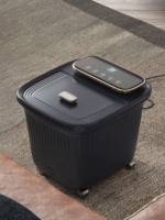Bassin de Spa Électrique Vibrant et Massant NINGDECRIUS en Plastique pour Bain de Pieds avec Contrôle de Minuterie pour la Maison