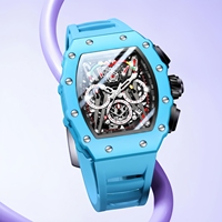 Montre à quartz pour homme ONOLA Classic Luxury Wine Barrel, étanche, bracelet en silicone, montre pour étudiant, fabrication professionnelle, vente en gros.