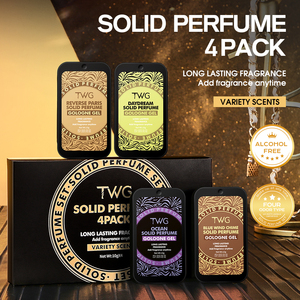 Ensemble de parfums solides TWG RTS, variété de senteurs, parfum solide délicat et portable pour femmes et hommes, parfum solide doux et délicat - Product Image 2