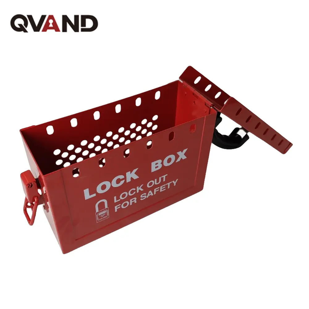 QVAND産業グループロックボックス安全ツールボックス用スチールロックアウトキット