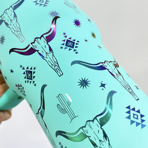 Nouveau RTS 40oz arc-en-ciel sous les couleurs mélangées étanche 40oz gobelets enduits de poudre d'eau en acier inoxydable pour la gravure au laser - Product Image 5