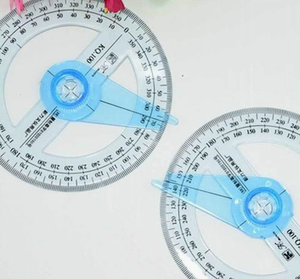 Rapporteur à cercle complet DF KQ100 avec une mesure à 360° °   Aiguille d'indicateur rotative adaptée au dessin et à la mesure des angles. - Product Image 5