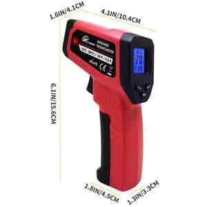 Nhiệt độ cao kỹ thuật số hồng ngoại LCD hiển thị nhiệt kế nhà bếp không tiếp xúc lò nhựa nấu ăn nhiệt độ cụ - Product Image 4