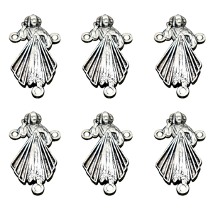 2021 conception religieuse religieuse 20*20mm métal alliage de Zinc <span class=keywords><strong>Lourdes</strong></span> pièce centrale à la mode catholique bijoux accessoires pour - Product Image 2