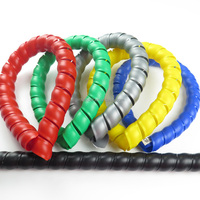 Plage de mesure de 20mm Manchon de protection pour câble électrique Matériau PP noir pour usage industriel Tuyau de coupe personnalisé