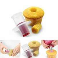 014 Großhandel Kuchen backen diy dekoration Küche zubehör Kunststoff kuchen kernbecher Kunststoff kernbecher bit diy hand machen kuchen verwenden