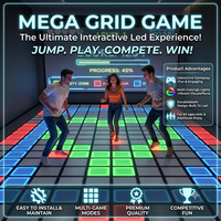 Équipement de jeu interactif de projection de sol en tuiles LED pour enfants, idéal pour les zones de jeux intérieures de centres commerciaux, vente en gros par le fabricant, certifié CE