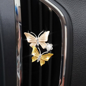 Ambientador de aire para coche, exquisita mariposa, decoración Interior, salida de aromaterapia, difusor de <span class=keywords><strong>Clip</strong></span> de Perfume, ambientador colgante para coche - Product Image 5