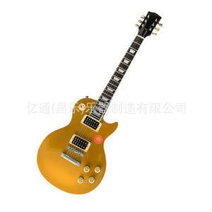 Chitarra Elettrica Ledux Stile <span class=keywords><strong>Les</strong></span> <span class=keywords><strong>Paul</strong></span> con Top Dorato, Modello HH di Alta Gamma per il Mercato Internazionale - Product Image 5