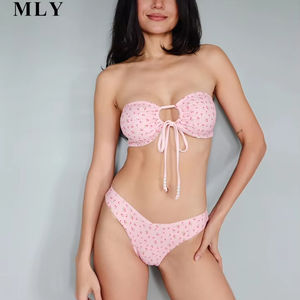 My أنماط جديدة مخصصة النساء البيكينيات مثير امرأة ملابس السباحة خليط عالية الخصر بيكيني البرازيلي - Product Image 1