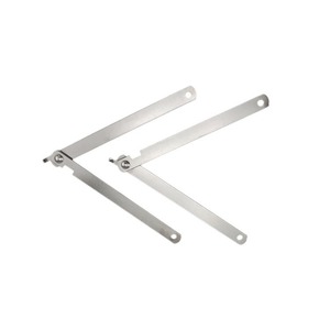 Rxq015 Barre de support pliable en deux sections, épaisseur 2 mm, extension à 180 degrés pour supports de porte d'armoire et de fenêtre - Product Image 3
