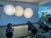 200W COB LED Profil Scheinwerfer 3200K & 5600K Projektion TV & Studio Lichter Theater Kosten günstiges 200W LED Licht