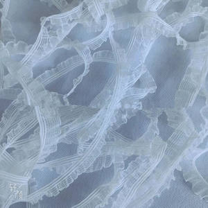 Ruban élastique blanc en gaze de <span class=keywords><strong>verre</strong></span> à volants en dentelle pour <span class=keywords><strong>sous</strong></span>-vêtements de cheveux pour enfants - Product Image 6