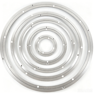 Plato giratorio redondo de acero al carbono de marca propia de Vietnam, diseño de orificios personalizado OEM para gabinetes de cocina, piezas giratorias para mesas de comedor - Product Image 1