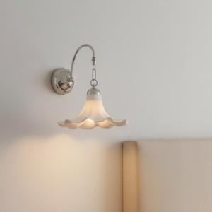 Lampade da Parete <span class=keywords><strong>in</strong></span> Ceramica Stile Francese Antico con LED 3000K Luce Calda, Garanzia di 3 Anni - Per Testata del Letto, Soggiorno, Corridoio, Balcone - Product Image 6
