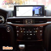 Radio Mobil 12.3 Inci Android 13 Layar Sentuh Pemutar GPS Radio Navigasi untuk Lexus LX570 2016 - 2021 Mendukung Wireless Carplay