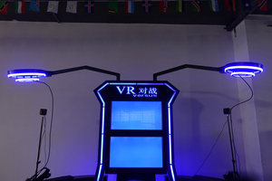 9D VR เกมจำลองการต่อสู้แบบโต้ตอบ2ที่นั่งสถานีเล่นปืนโซนออนไลน์สำหรับใช้ในร่มกลางแจ้งโลหะสำหรับสวนลดราคา! - Product Image 6