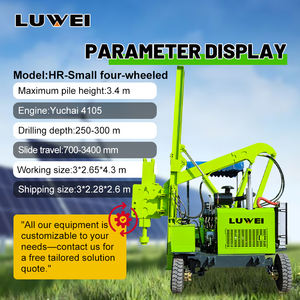 מפעל מכירה ישירה גלגלים הידראולי מכונת רכבת ערימה נהג עבור גדר הכביש התקנה ניידת - Product Image 2