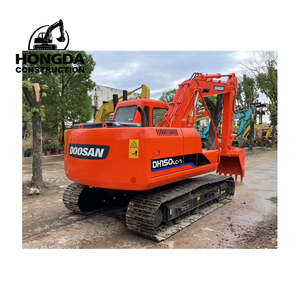 Doosan รถขุด150ล้อยางใช้แล้ว15ตันเครื่องจักรขุดมือสองที่เชื่อถือได้ - Product Image 4