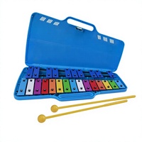 High Quality Professional Metallophone for Kids Stainless Iron Educational Instrument 15 Scales Easy Carrying Colorful Yong Xin