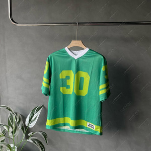 Best-Selling Vintage Oversized <b>Animal</b> Print Polyester/Cotton Jersey Adult Men's Soccer Team T-Shirt Uniform Short Sleeve Crop - Product Image 5