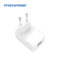 Adaptateur secteur mural USB-A blanc 5V 0.5A 1A 1.5A 2A 2.5A 3A avec prises US EU UK AU PSE SAA BIS KC Indien Émirats Arabes Unis ECAS
