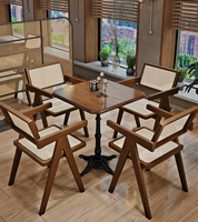 Ensemble de mobilier de restaurant moderne avec dossiers en cuir, banquettes et tables à motif marbré, adapté aux restaurants