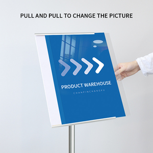 Support de sol robuste A1 A2 réglable pour affiches, affichage <span class=keywords><strong>paysage</strong></span> et portrait, idéal pour les centres commerciaux - Product Image 3