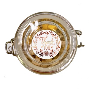 500 Etiquetas Autoadhesivas de Vinilo Blancas de 1 Pulgada con la Frase 'Gracias' para Pedidos, Negocios, Bodas, Repostería, Cajas de Regalo, Papelería - Product Image 5