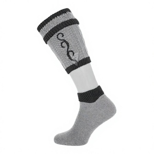 <b>Long</b> Embroidered German Bavarian Casual <b>Socks</b> For Traditional Oktoberfest-Customizable Logo Design Quick Dry Breathable - Product Image 1