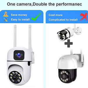 V380 برو الدوائر التلفزيونية المغلقة تتبع الحركة لون رؤية ليلية CMOS مدمج ميكروفون لاسلكي أمن المنزل 2MP عدسة مزدوجة كاميرا واي فاي داخلي - Product Image 2