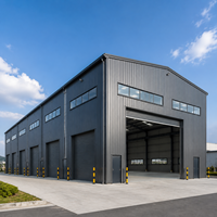Bâtiment d'entrepôt préfabriqué en acier à grande portée avec conception personnalisée