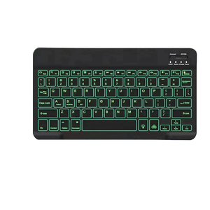 Clavier sans fil fin et rétroéclairé en ABS, 78 touches, rechargeable, disposition US, à ciseaux, pour téléphone portable et iPad - Product Image 1