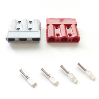 Connecteur de prise 3 pôles 50A 600V avec bornes en cuivre plaqué argent 10/12AWG 8AWG 6AWG