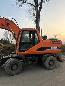 Doosan 210W-7 <b>Wheel</b> <b>Excavator</b> Used Doosan Digging Machinery DX60 DX80 Doosan Construction Machine <b>Excavators</b> - Product Image 3