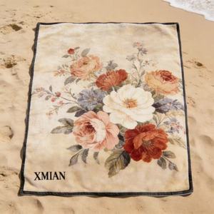 Custom Printed Hypoallergenic Breathable Modern Polyester <strong>Flannel</strong> Blanket for All-Season Travel &amp; <strong>Bedding</strong> - Product Image 3