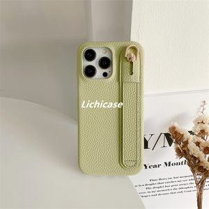 Étui de téléphone Lichicase avec dragonne et béquille tendance pour Oppo Find X9 X9 Pro, coque arrière en cuir pour téléphone portable - Product Image 4