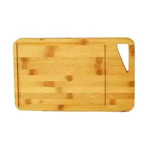 Wholesale Supplier Reversible Charcuterie Chopping Board Deep Juice Groove Extra Large Bamboo Cutting Board For Kitchen