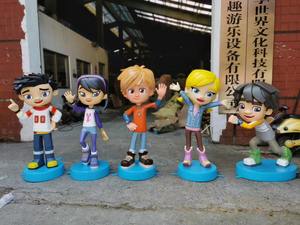 Rev & Roll resina personajes <span class=keywords><strong>de</strong></span> dibujos animados arte escultura decorativa fibra <span class=keywords><strong>de</strong></span> vidrio muñeca Durable Animatronic modelos para jardín - Product Image 4